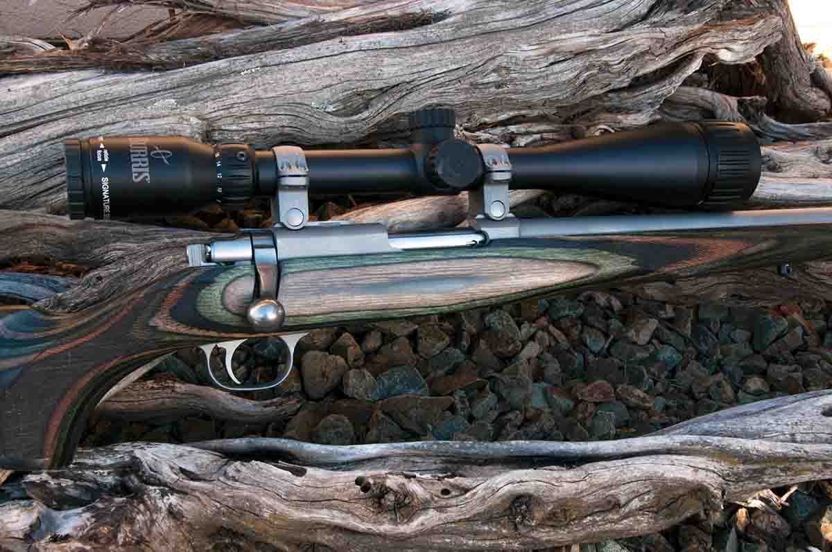 An increasing number of .17 Winchester Super Mag rifles includes a Ruger 77/17 with an 18.5-inch heavy barrel and an improved trigger pull. The scope is a Burris 6-24x 44mm Signature Select with an adjustable objective.